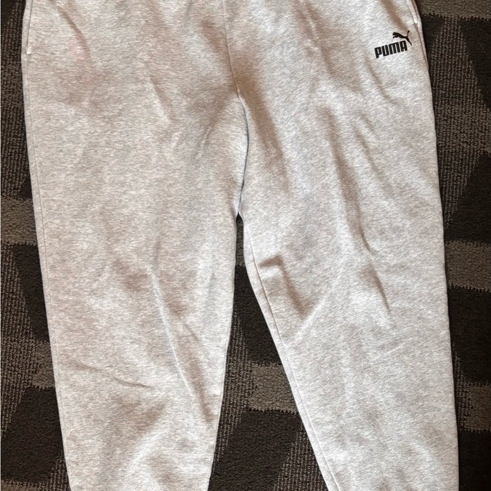 Puma Men's Gray Sweatpants